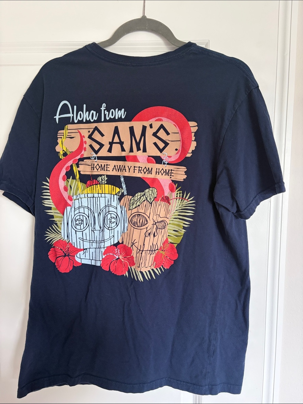 Logo Navy Short-Sleeve Men's T-Shirt
